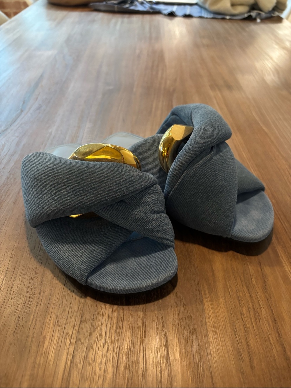 JW Anderson Chain Denim Twist Sandal 37 - Picture 5 of 10